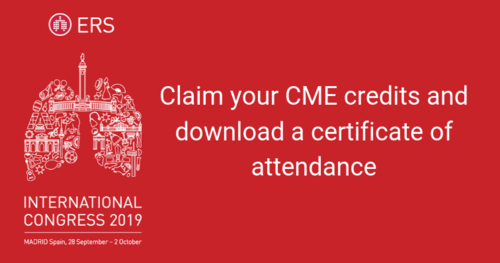 ERS 2019: Important information about CME certificates - article image