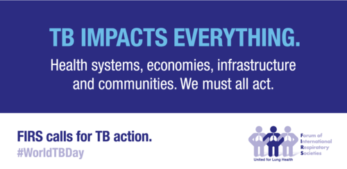 Forum of International Respiratory Societies calls on governments for political commitment and action to end TB - article image