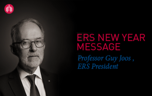 New Year message from ERS President, Professor Guy Joos - article image