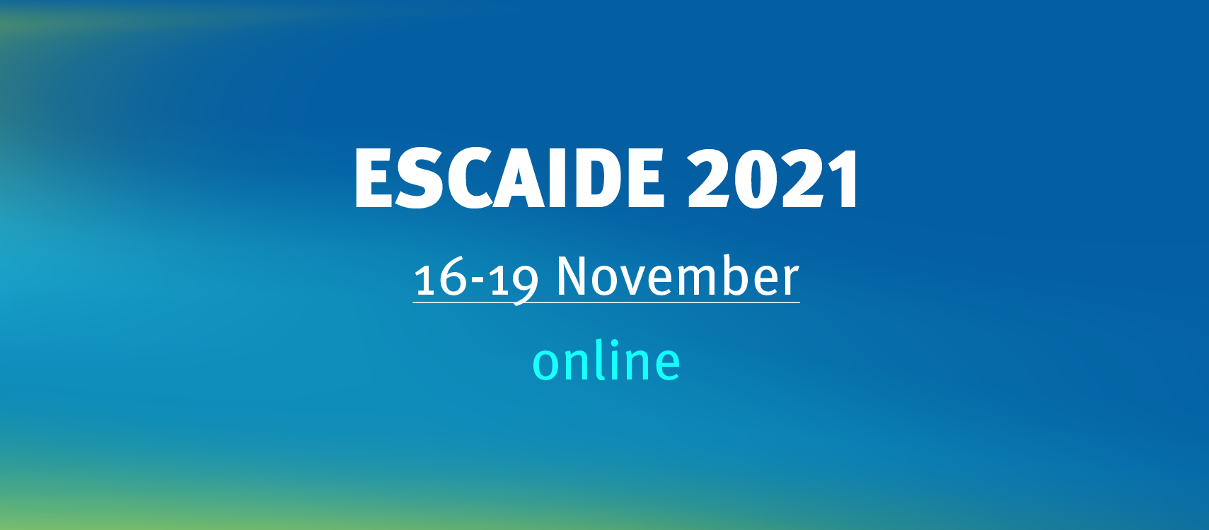 ESCAIDE annual meeting - preview image