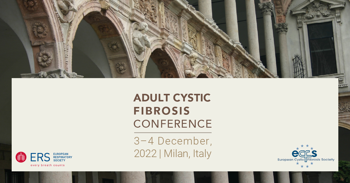 Adult Cystic Fibrosis Conference ERS European Respiratory Society