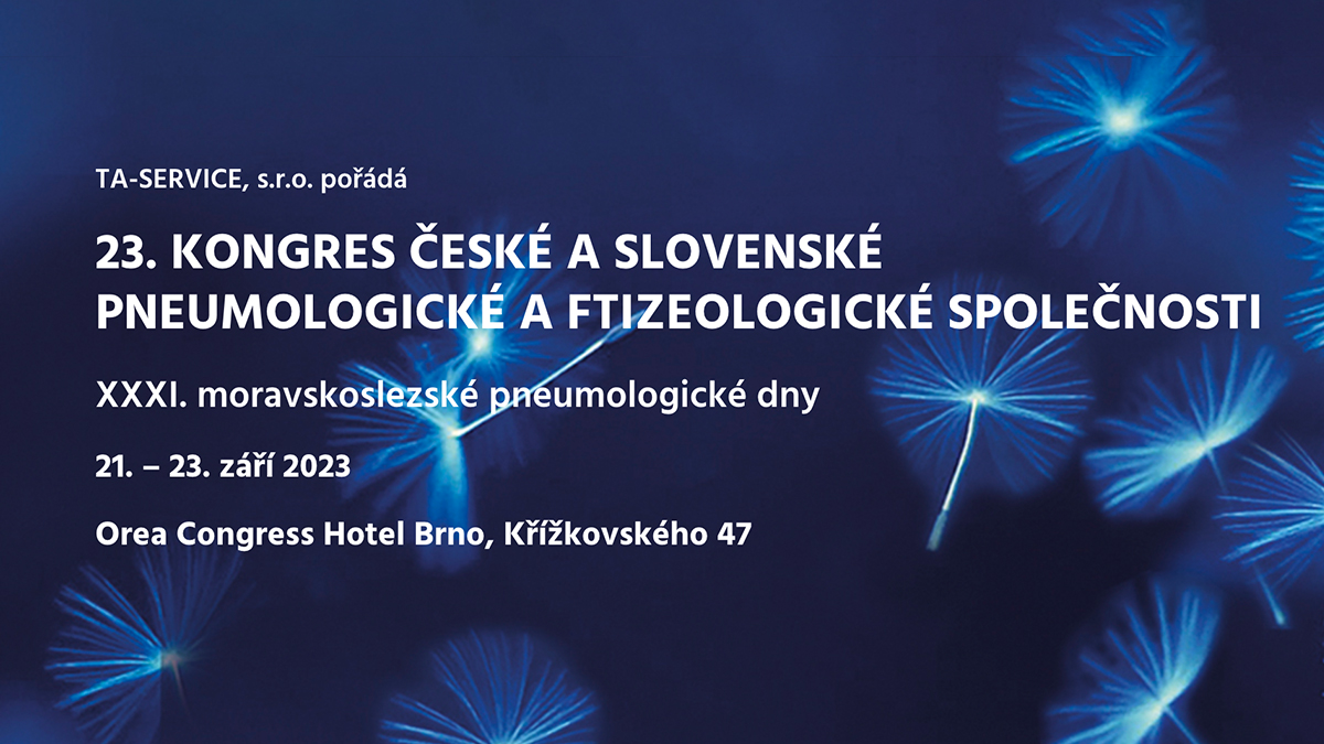 23. CONGRESS OF ČPFS AND SPFS /XXXI MORAVIAN SILESIAN PNEUMOLOGICAL DAYS - preview image