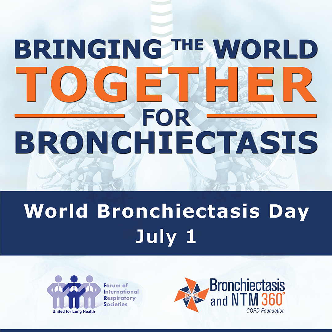 Respiratory societies help in bringing the world together for bronchiectasis - article image