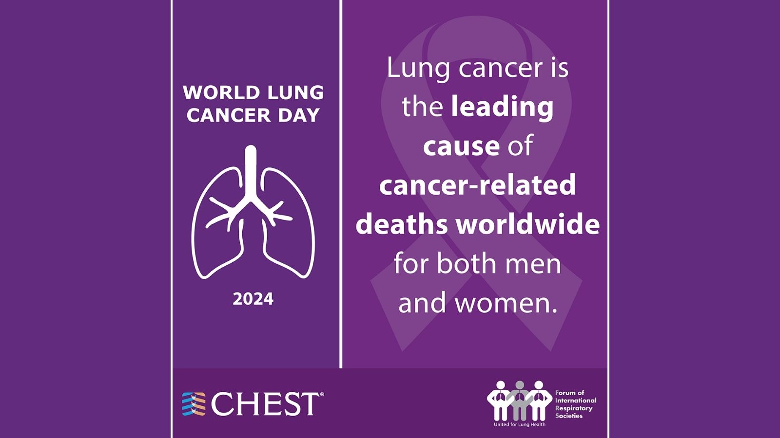 Respiratory health associations encourage early screening awareness and access for World Lung Cancer Day - article image