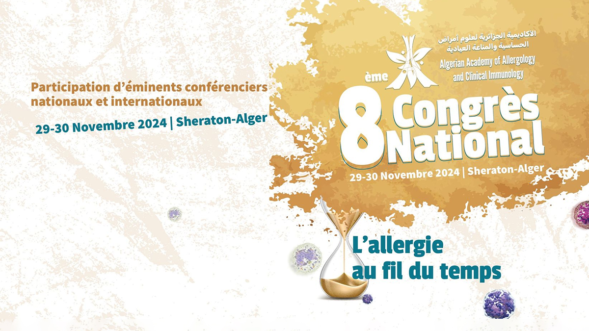Le 8ème congrès national de l’Académie Algérienne d’Allergologie et d’Immunologie Clinique - preview image