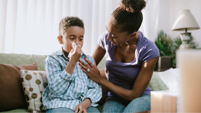 Saline nasal drops reduce the duration of the common cold in young children by two days - article image
