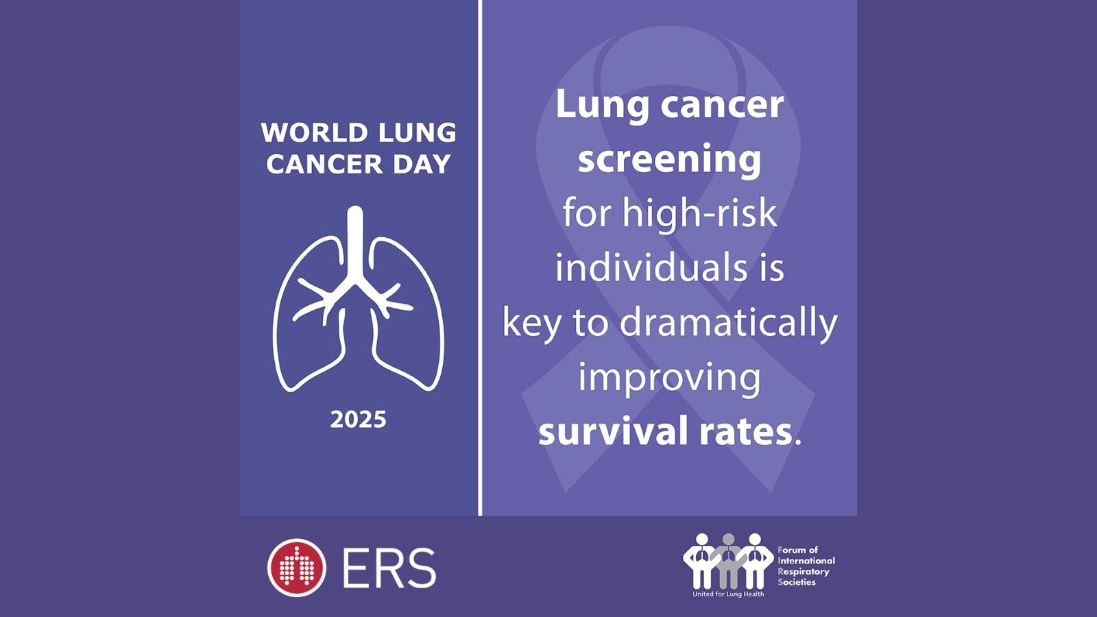 International respiratory experts use World Lung Cancer Day to stress the importance of lung cancer screening and risk factor awareness - article image