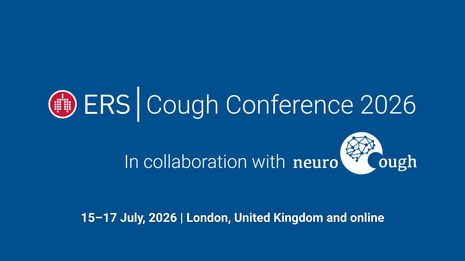 ERS Cough Conference 2026: Abstract submission and registration open for new ERS event - preview image